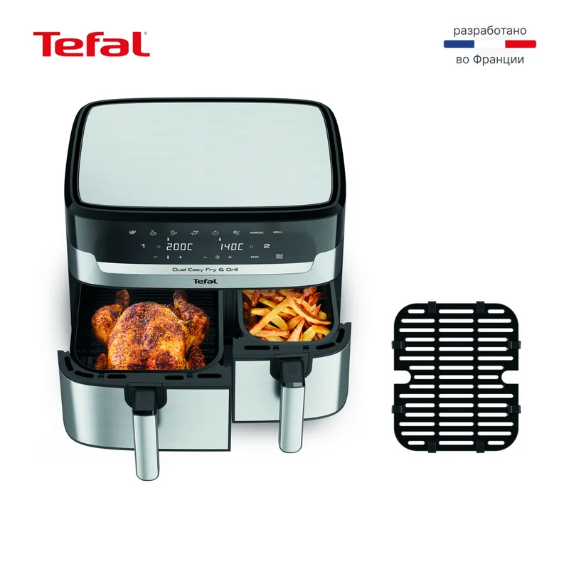 Аэрогриль Tefal Dual Easy Fry&Gril EY-905D10 14