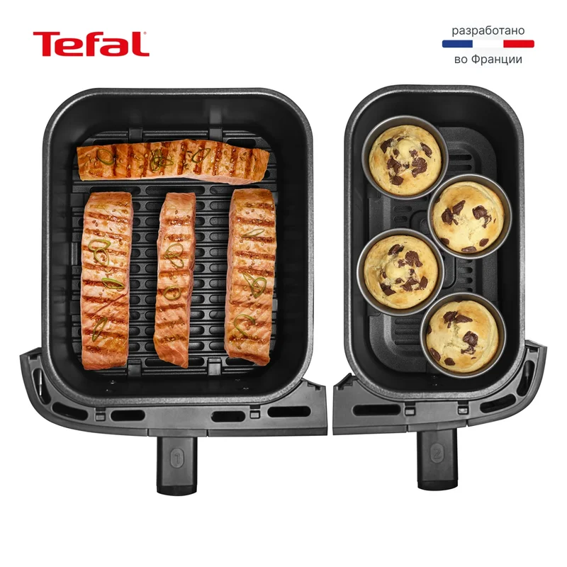 Аэрогриль Tefal Dual Easy Fry&Gril EY-905D10 15