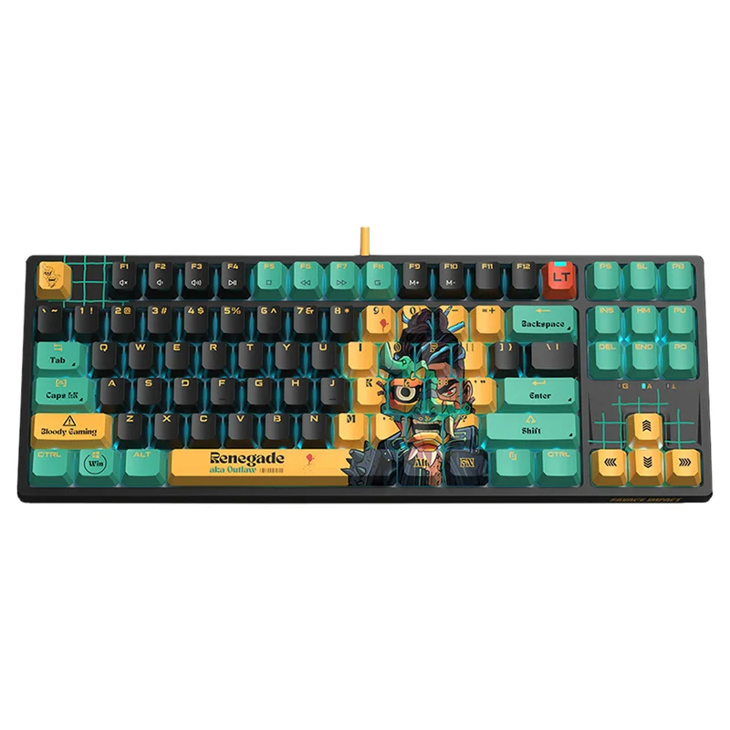 Клавиатура игровая Bloody AT87 TKL Renegade Black Midnight (AT87-RBM) 2