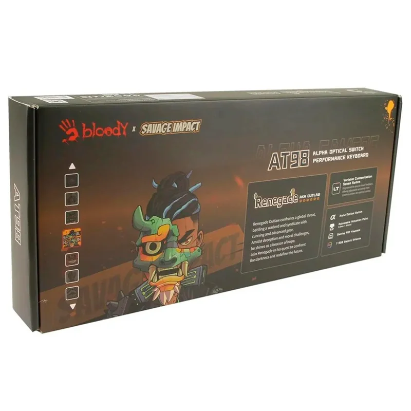 Клавиатура игровая Bloody AT87 TKL Renegade Black Midnight (AT87-RBM) 5