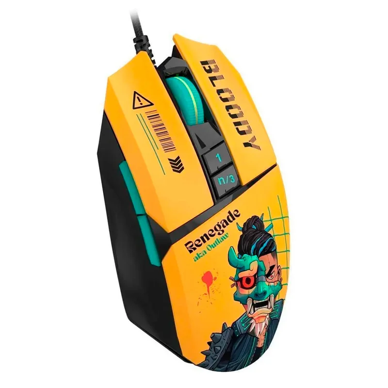 Мышка игровая Bloody W63 Max Renegade Yellow Sunset (W63Max-RYS) 5