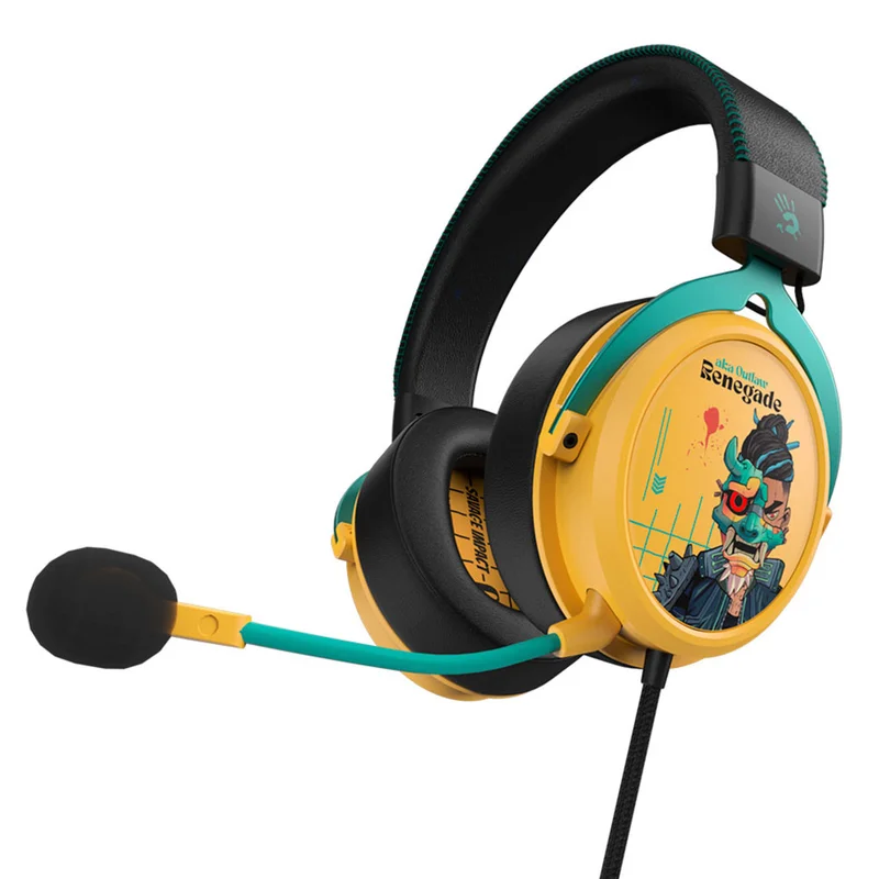 Игровая гарнитура Bloody M595 Renegade Yellow Sunset (M595-RYS) 4