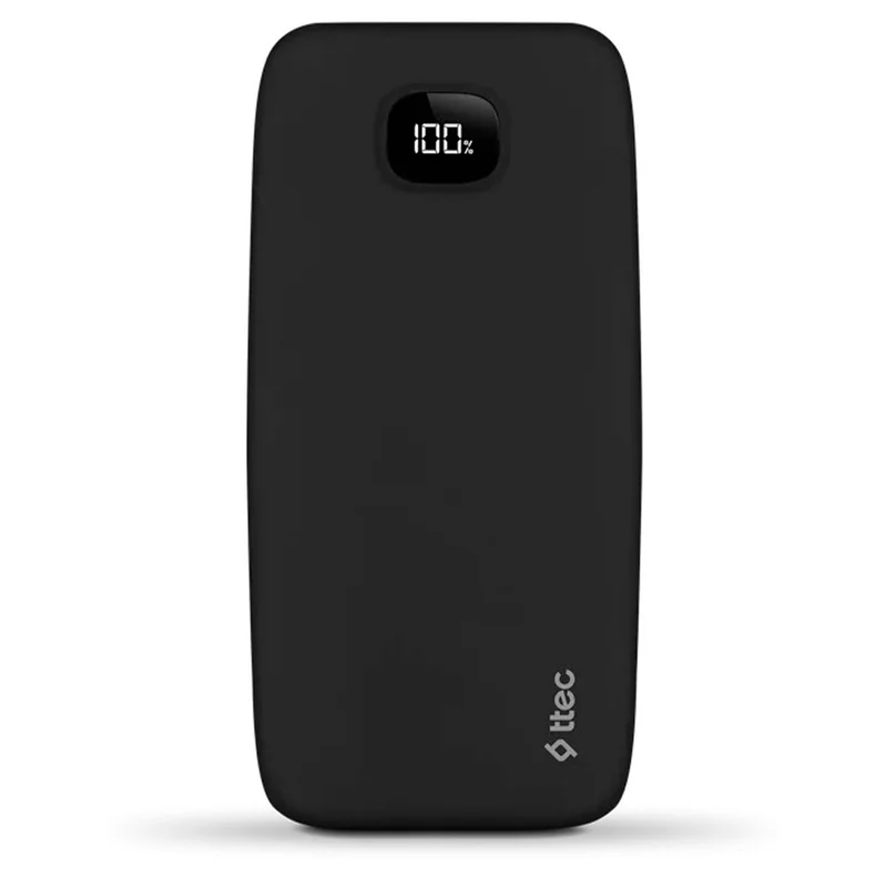 Внешний аккумулятор ttec ChargeUp Pro LCD 10.000mAh PD 20W Black (2BB209S) 4