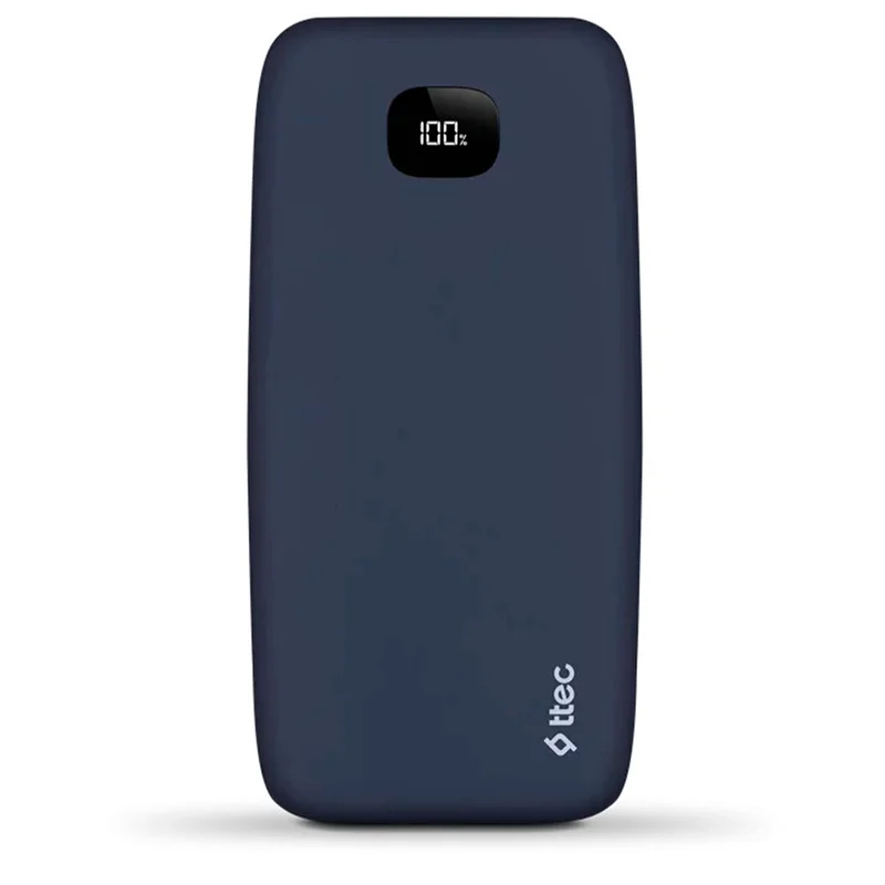 Внешний аккумулятор ttec ChargeUp Pro LCD 20.000mAh PD 20W Navy (2BB213L) 4