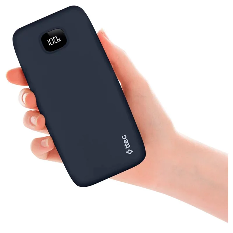 Внешний аккумулятор ttec ChargeUp Pro LCD 20.000mAh PD 20W Navy (2BB213L) 6