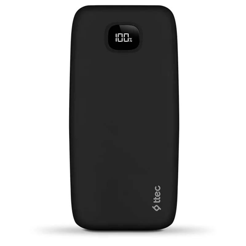 Внешний аккумулятор ttec ChargeUp Pro LCD 20.000mAh PD 20W Black (2BB213S) 4