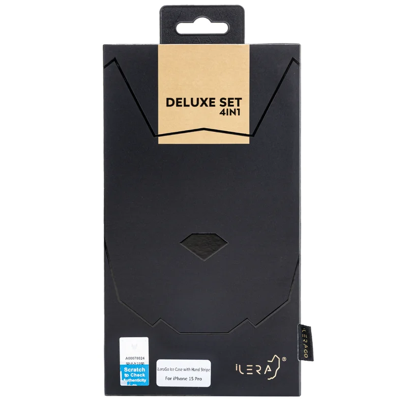 Чехол для iPhone 15 Pro, iLeraGo Ice Case, 4 in 1 (iLgo15pc) 3