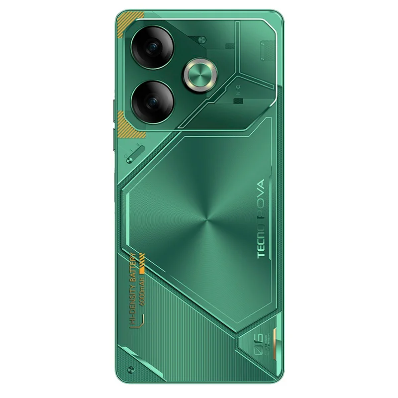 Смартфон GSM TECNO POVA 6 (LI7) 256+12 GB Comet Green 3
