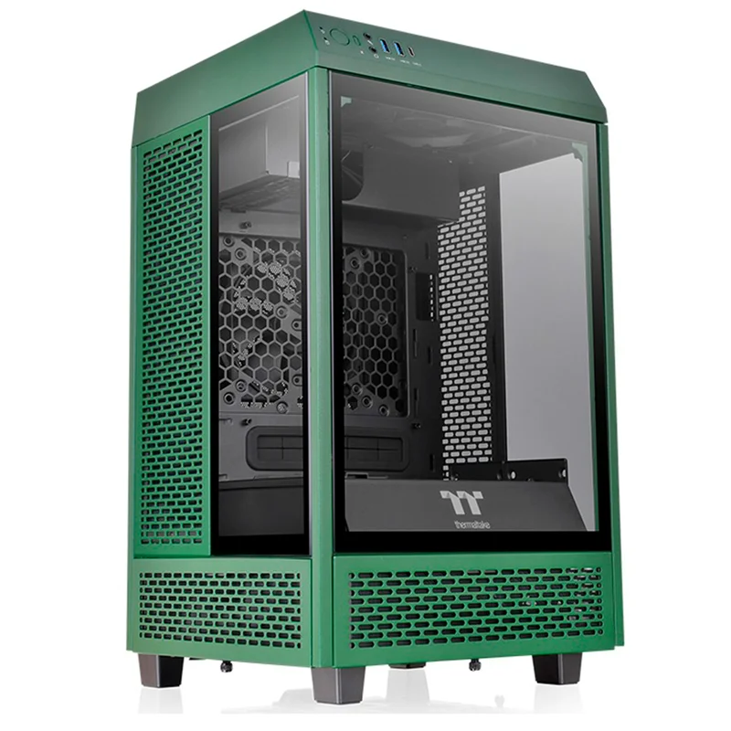 ПК корпус Thermaltake Mini Tower 100, window, Green mITX (CA-1R3-00SCWN-00) 5