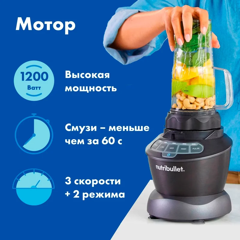 Блендер стационарный Nutribullet NBF-500DG 9