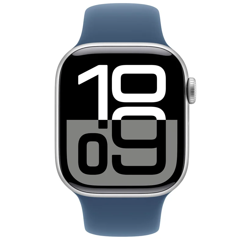 Смарт Часы Apple Watch Series 10 GPS 42mm Silver Aluminium Case with Denim Sport Band - S/M 2