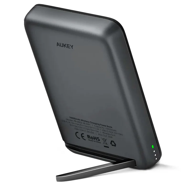 Внешний аккумулятор Aukey PB-MS02 30W MagSafe 10000 мАч серый (PB-MS02) 3