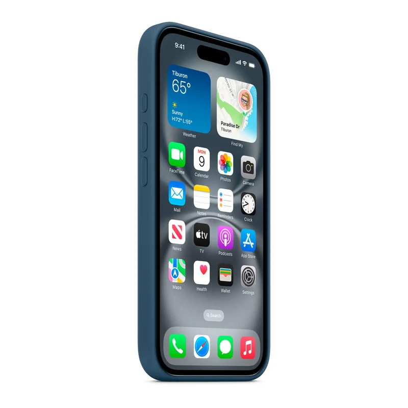 Чехол для iPhone 16 Silicone Case with MagSafe - Denim (MYY23ZM/A) 6