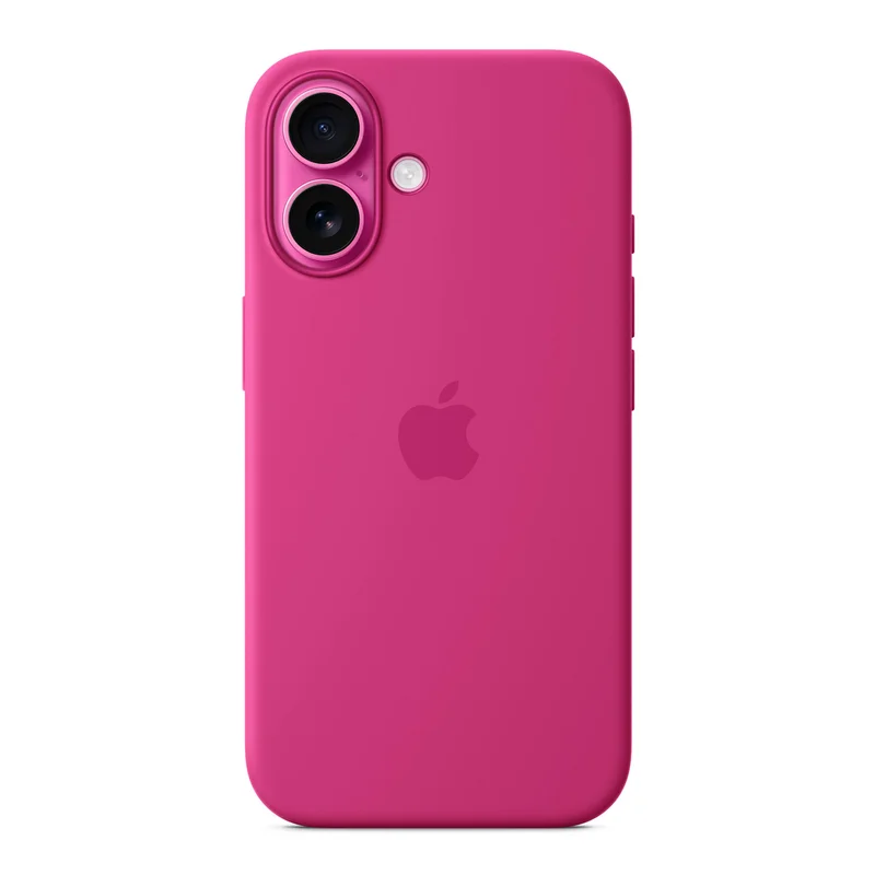 Чехол для iPhone 16 Silicone Case with MagSafe - Fuchsia (MYY53ZM/A) 3