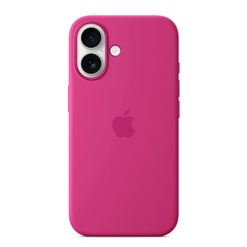 Чехол для iPhone 16 Silicone Case with MagSafe - Fuchsia (MYY53ZM/A) 4