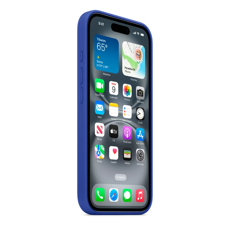 Чехол для iPhone 16 Silicone Case with MagSafe - Ultramarine (MYY63ZM/A) 4