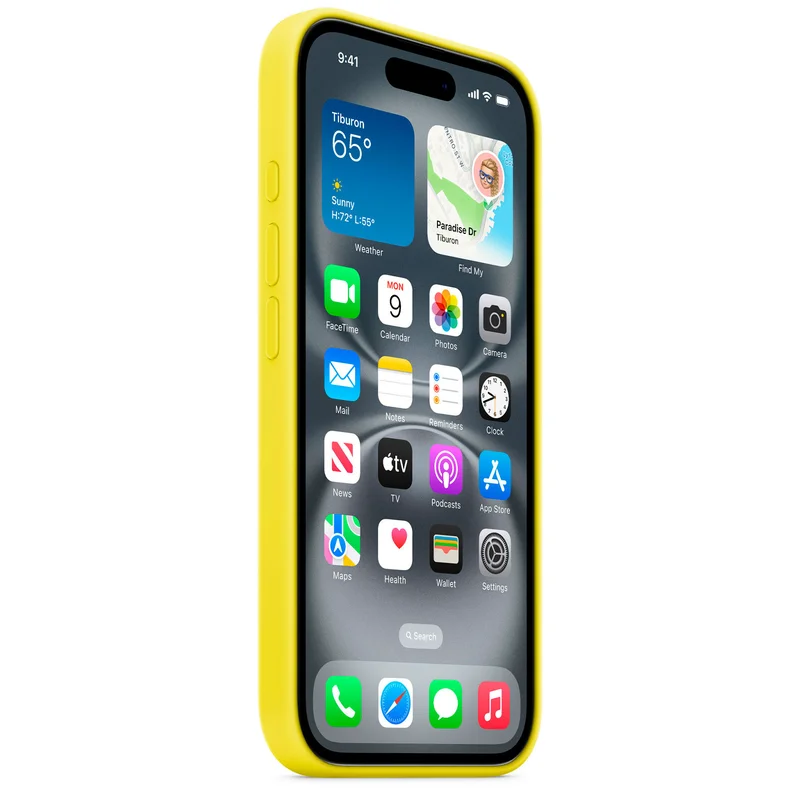 Чехол для iPhone 16 Silicone Case with MagSafe - Star Fruit (MYY73ZM/A) 6