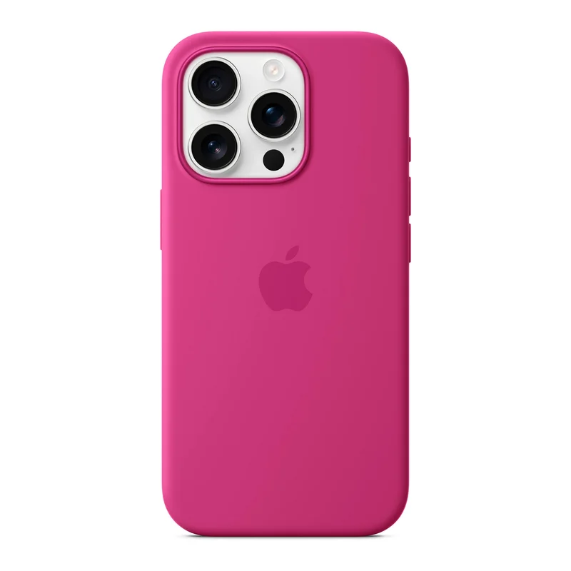 Чехол для iPhone 16 Pro Silicone Case with MagSafe - Fuchsia (MYYN3ZM/A) 3