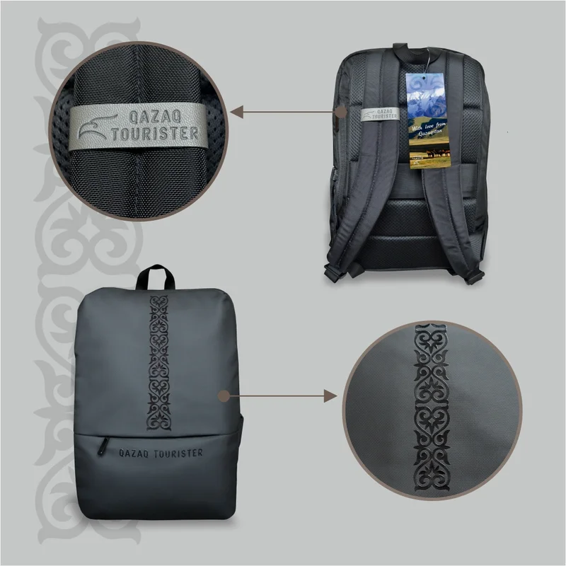 Рюкзак для ноутбука 15,6" QAZAQ TOURISTER, Black (QT-001) 6