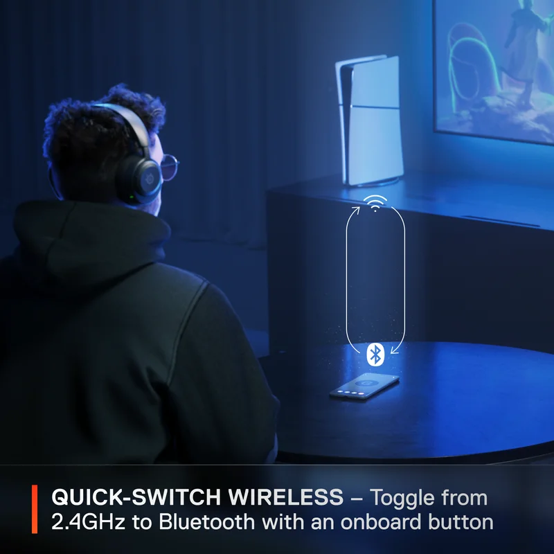Игровая гарнитура беспроводная SteelSeries Arctis Nova 5P, Black (61673) 11