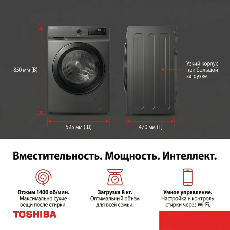 Стиральная машина Toshiba TW-BN90C4UZ(SK) 11