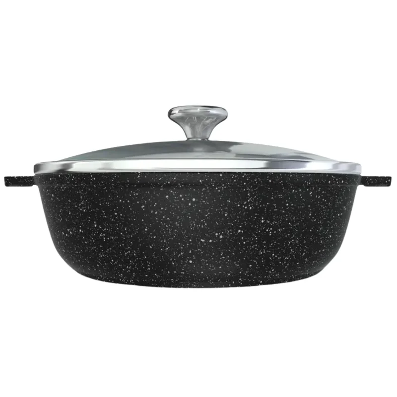 Жаровня 28см 4л Neva Granite НМП NG6540 2