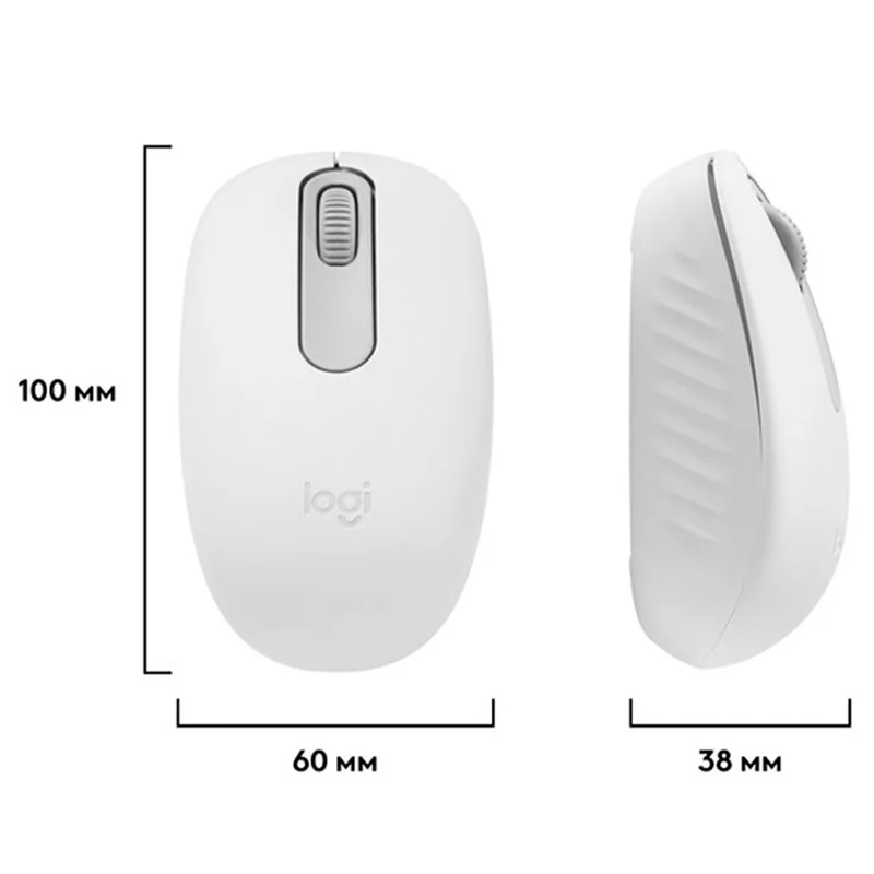 Мышка беспроводная USB Logitech M196 Off white 2