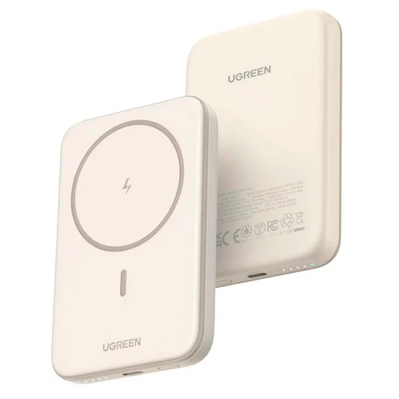 Внешний аккумулятор UGREEN 5000mAh 15W 1*USB-C Mini Magnetic Wireless  Power Bank (25207) 2