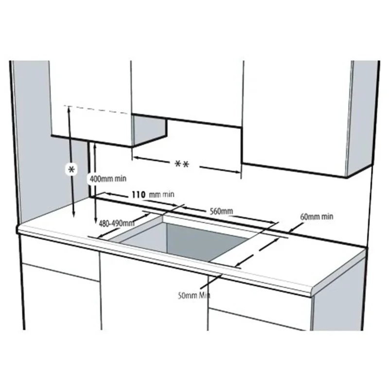 Встраиваемая газовая варочная панель Hotpoint HG 62FD/BK 5