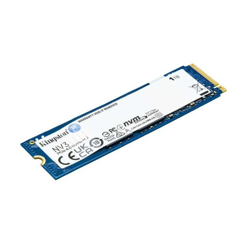 Внутренний SSD M.2 2280 1TB Kingston NV3 PCIe 4.0 x4 NVMe 3D TLC [SNV3S/1000G] 2
