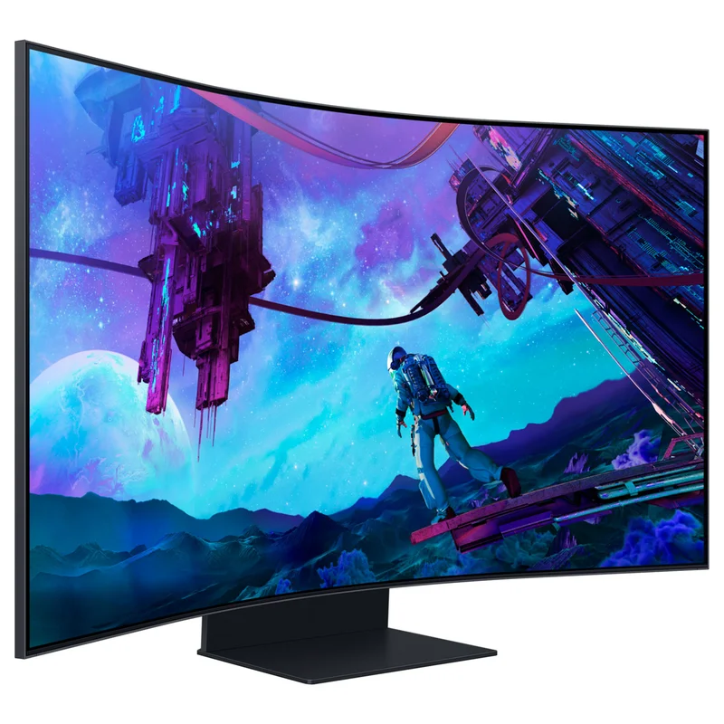 Монитор 55" Samsung Odyssey Ark LS55CG97WNIXCI 3840x2160 16:9 VA 165Ц (3HDMI+DP) Curved Silver 3