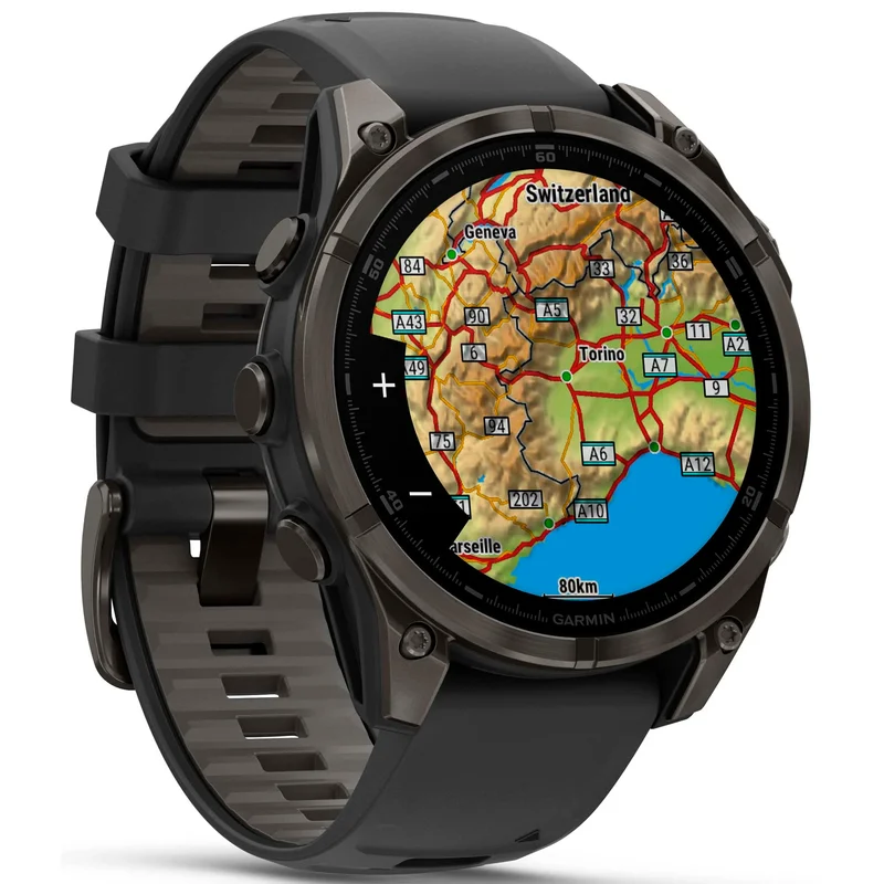 Смарт-часы Garmin Fenix 8 47mm сапфир темный силикон 010-02904-21 3