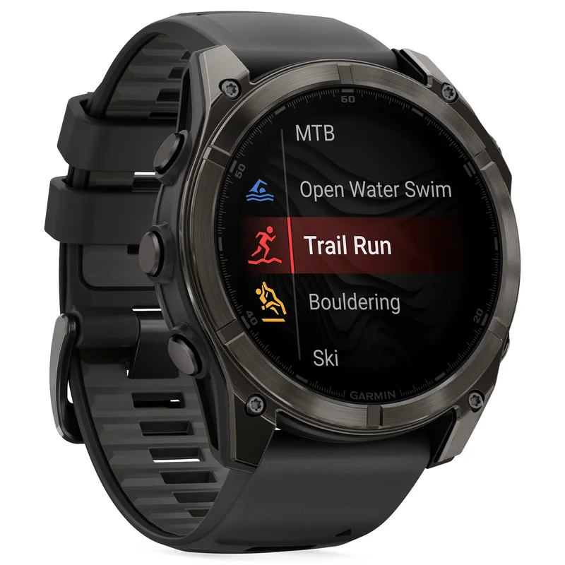 Смарт-часы Garmin Fenix 8 51mm сапфир темный силикон 010-02905-21 3