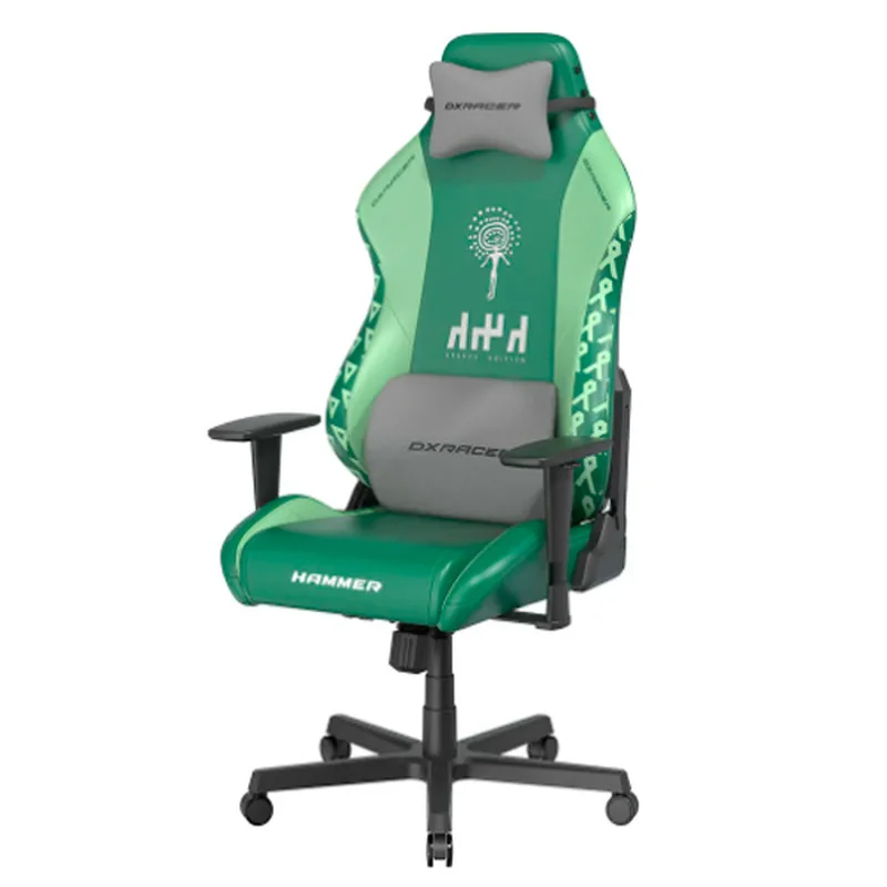 Игровое компьютерное кресло DXRacer Hammer Series Steppe ed., Green (GC/LHE23LTALTD/QZQ.E) 2
