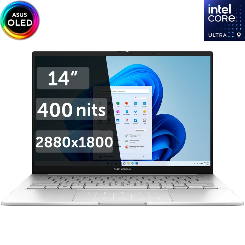 Ультрабук Asus Zenbook 14 OLED U9 185H / 16ГБ / 1000SSD / 14 / Win11 / (UX3405CA-PP448W) 2