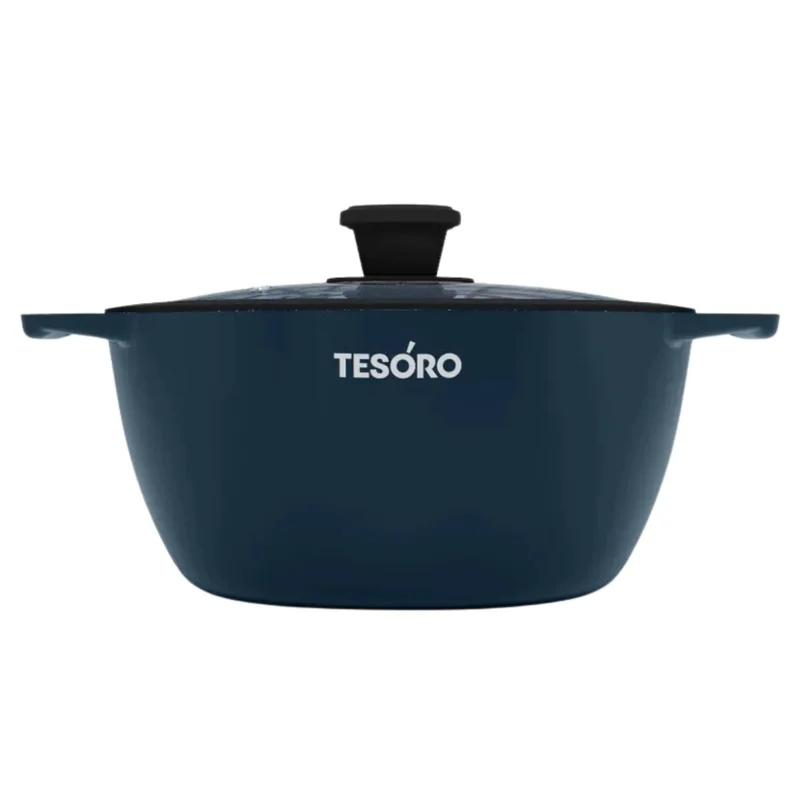 Кастрюля 22см 3л Florence Induction total blue Tesoro TF6630tbi 3