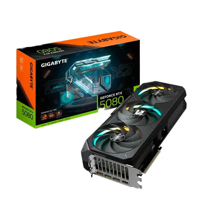 Видеокарта Gigabyte RTX 5080 GAMING OC 16GB 256bit/G7 (HDMI+3DP)[GV-N5080GAMING OC-16GD] 3