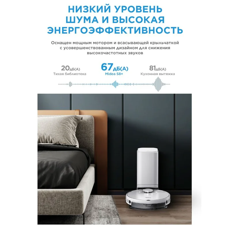 Робот-пылесос Midea VCR S8+ 17