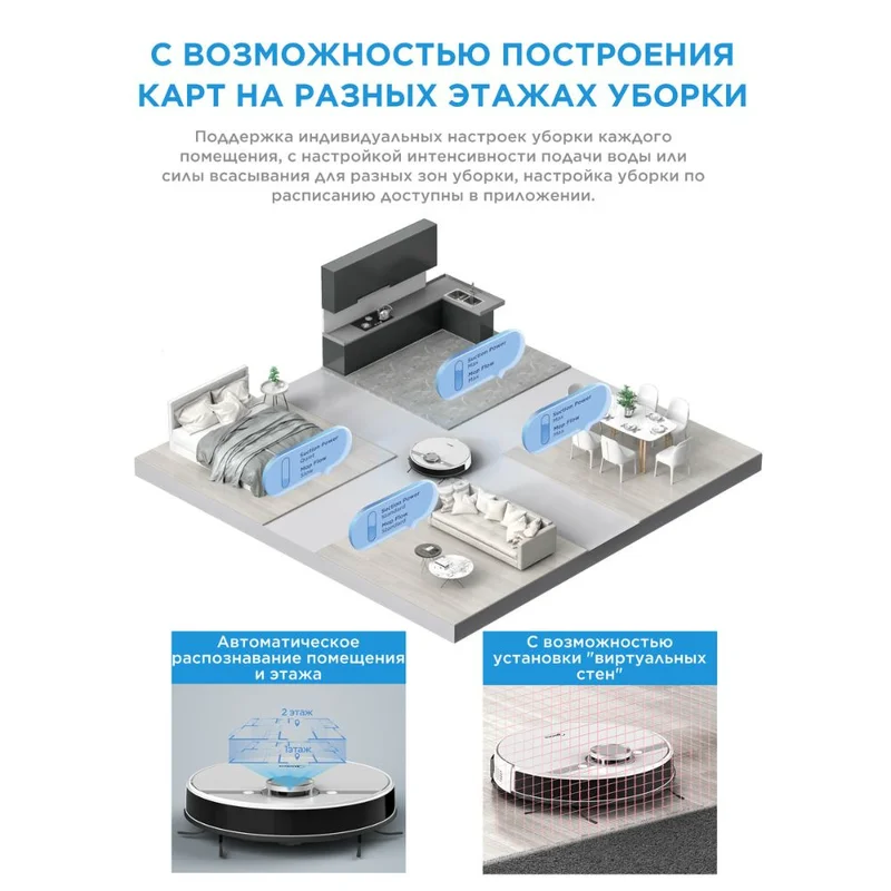 Робот-пылесос Midea VCR S8+ 2