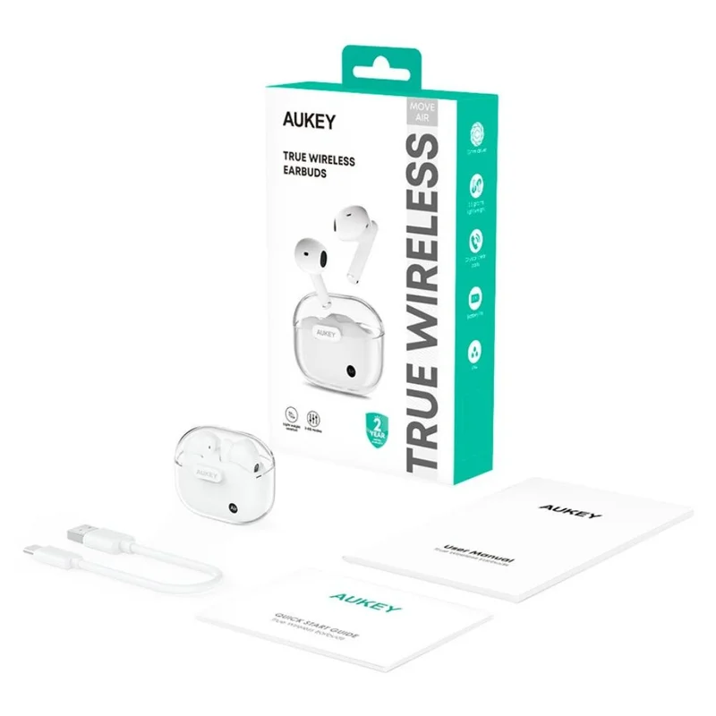 Беспроводные наушники Aukey EP-M2 белый (EP-M2WH) 3