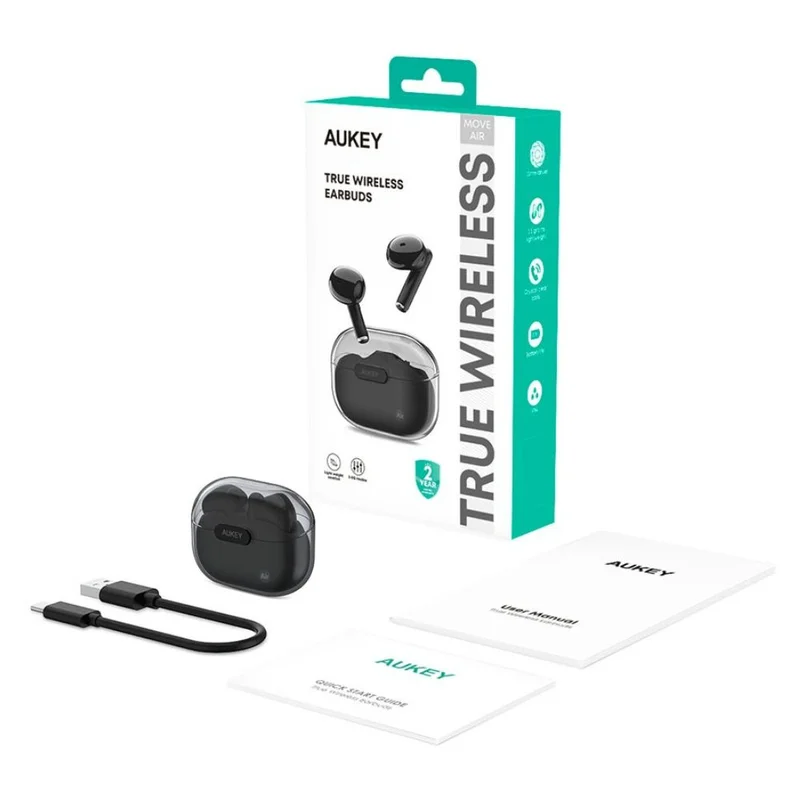 Беспроводные наушники Aukey EP-M2 черный (EP-M2BL) 2
