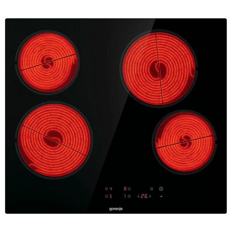 Встраиваемая электрическая варочная панель GORENJE ECT64BSCE 2