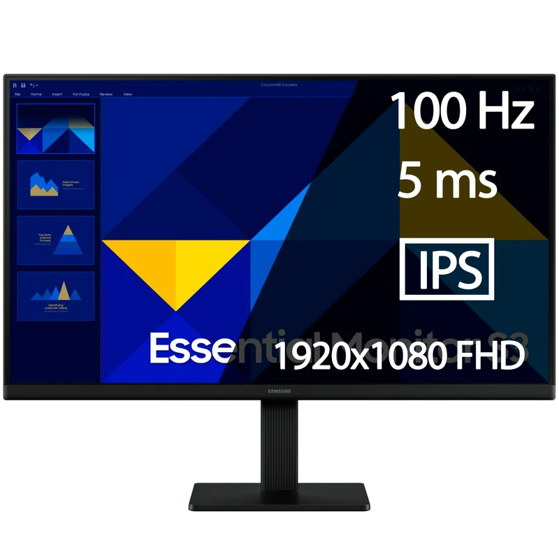 Монитор 24" Samsung LS24D300GAIXCI 1920x1080 16:9 100ГЦ (HDMI) Black