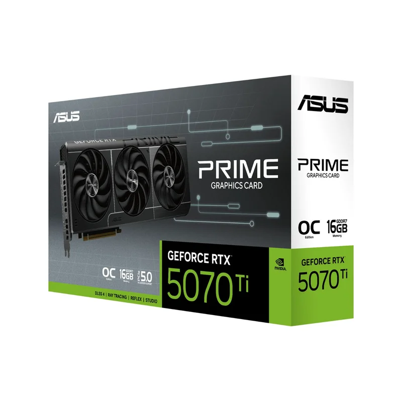 Видеокарта ASUS PRIME RTX 5070 Ti OC Edition 16GB 256bit/G7 (HDMI+3DP)[PRIME-RTX5070TI-O16G] 7