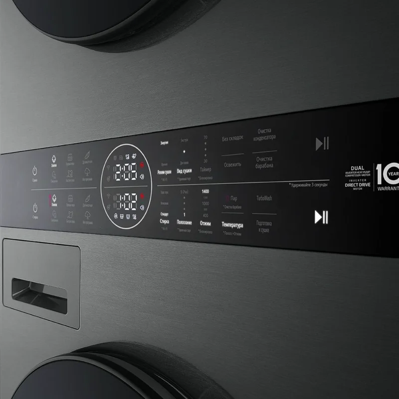Стиральная машина с сушкой LG WashTower W4W8LVPKZHM 9