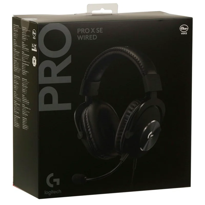 Игровая гарнитура проводная Logitech G Pro X SE, Black (981-001470) 4