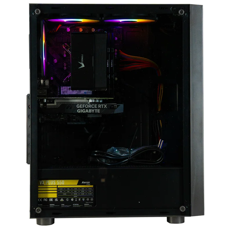 Игровой Компьютер Neo Game A02 (Ci3 12100F/RTX 3050 6GB/16GB/SSD 1TB/H610M/Mana BK/Win11) 3