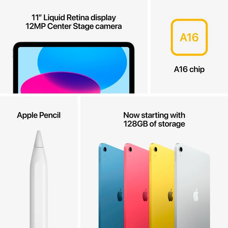 Планшет iPad 11 Wi-Fi 128GB Silver (MD3Y4QA/A) 5