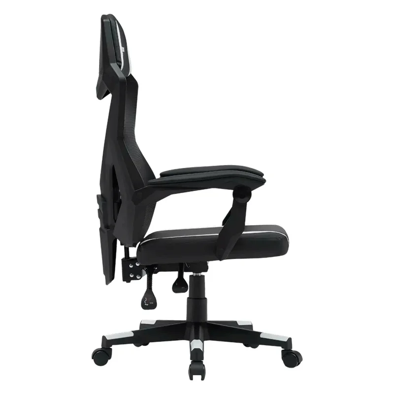 Игровое компьютерное кресло Canyon Flow, Black/White (CNE-MCH01W) 2