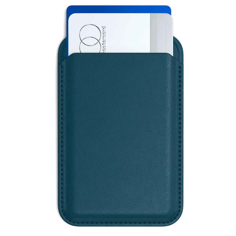 Чехол Satechi Vegan-Leather Magnetic Wallet Stand (Dark Blue) (ST-VLWB) 3